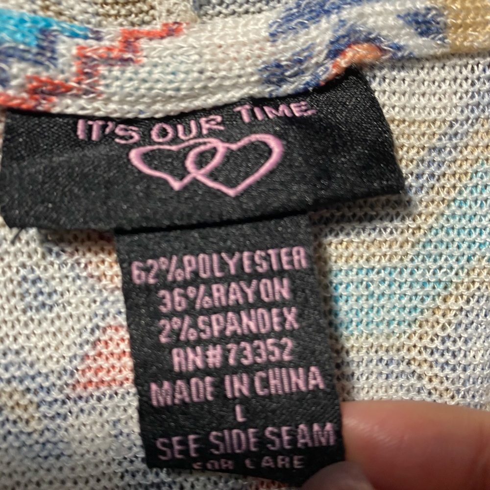 Multi-color cardigan - Picture 3 of 3